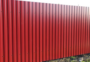 забор из профнастила на дачу в Ступино - Город Мастеров 